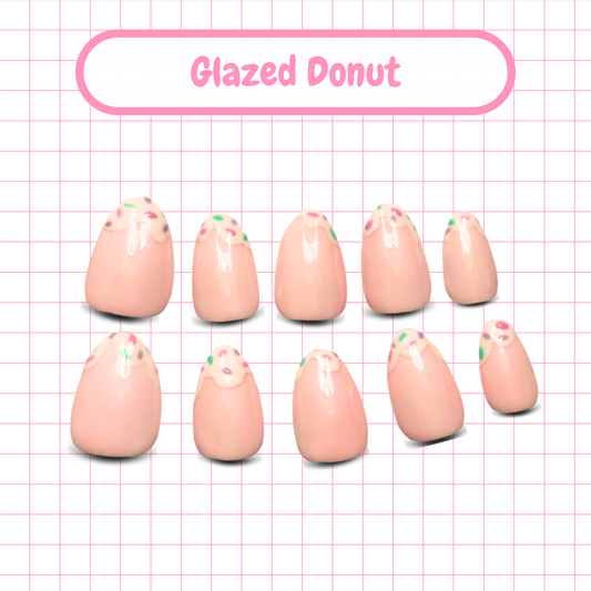 Glazed Donut Press-on Nails